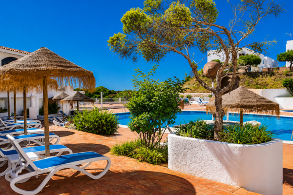salema praia club swimming pool with views of the ocean